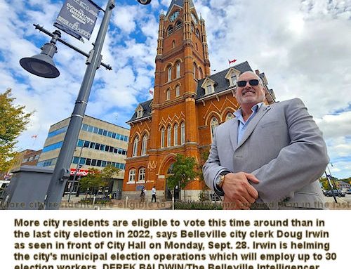 Belleville witnessing marked jump in eligible voters for Oct. 26 election